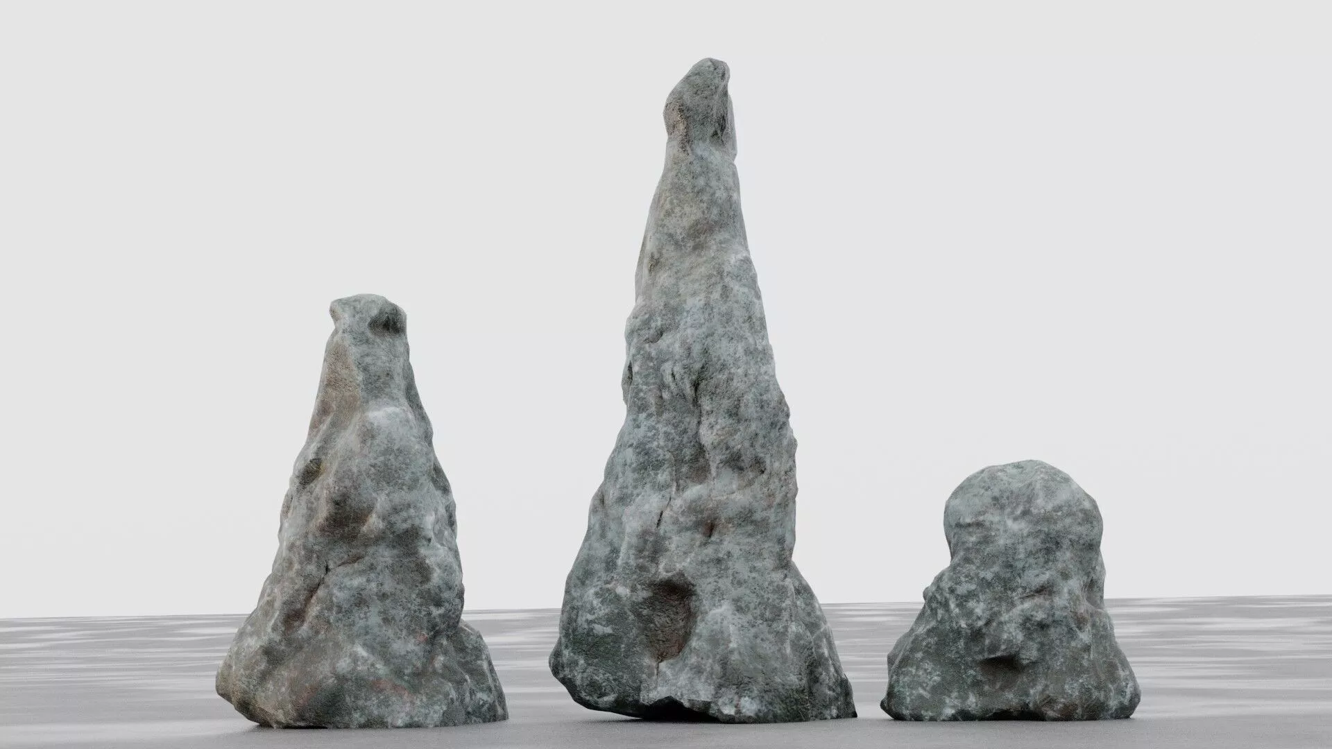 Rock Stone Pillar Landscape Free low-poly 3D model