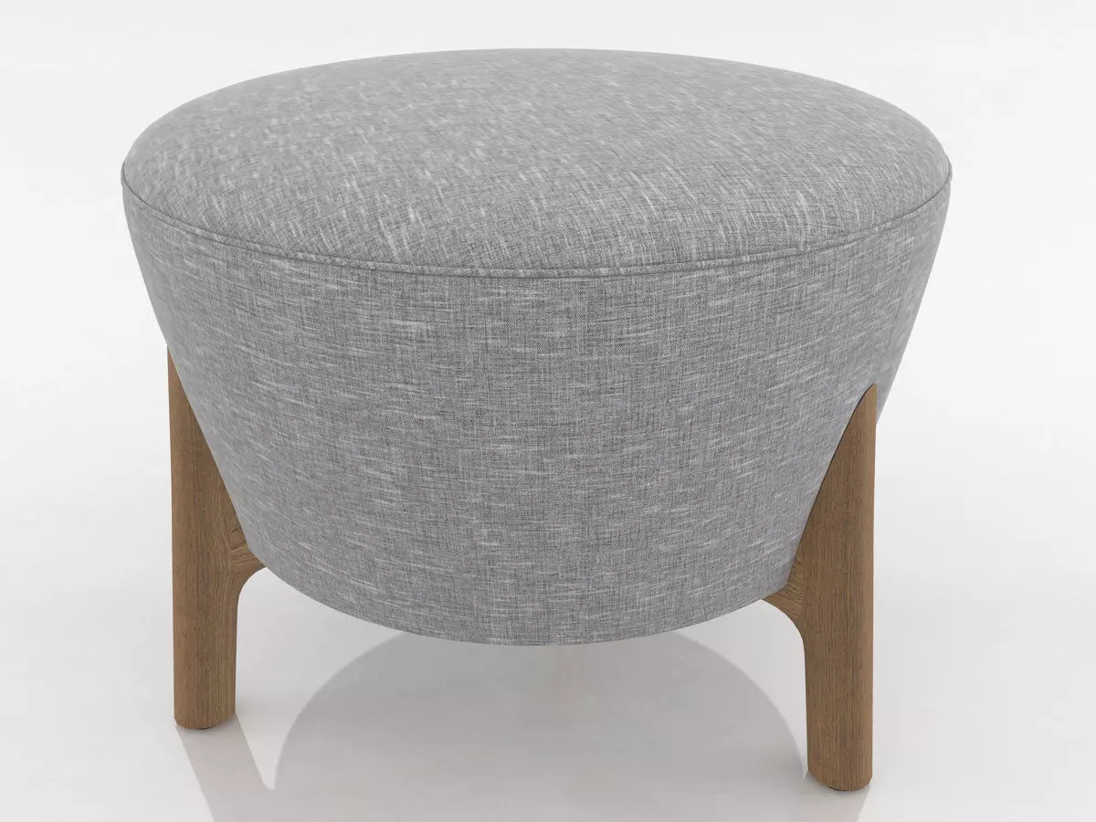 Pilotis Pouf 3D model_1
