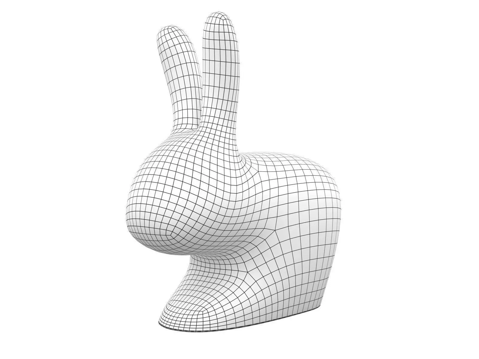 Rabbit Lamps Free 3D model_3