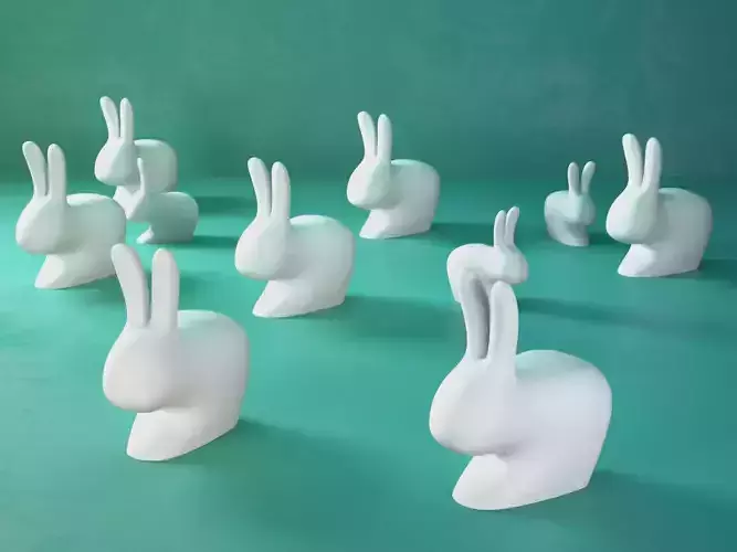 Rabbit Chair and Baby Chair