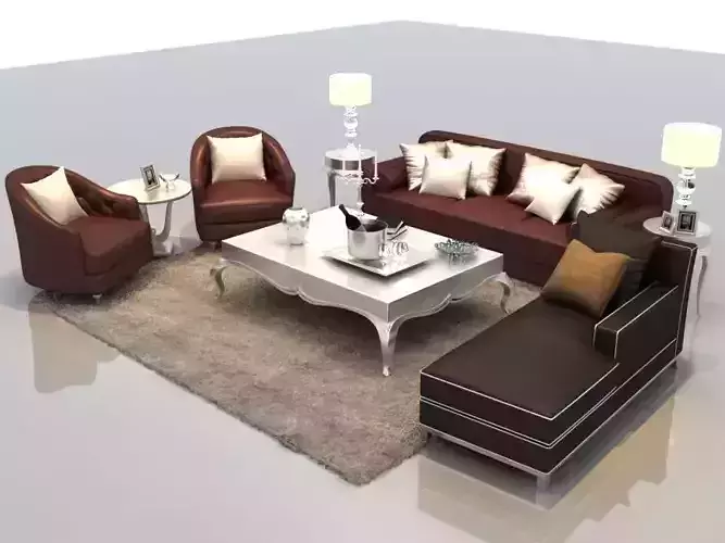 Sofa living room with furniture
