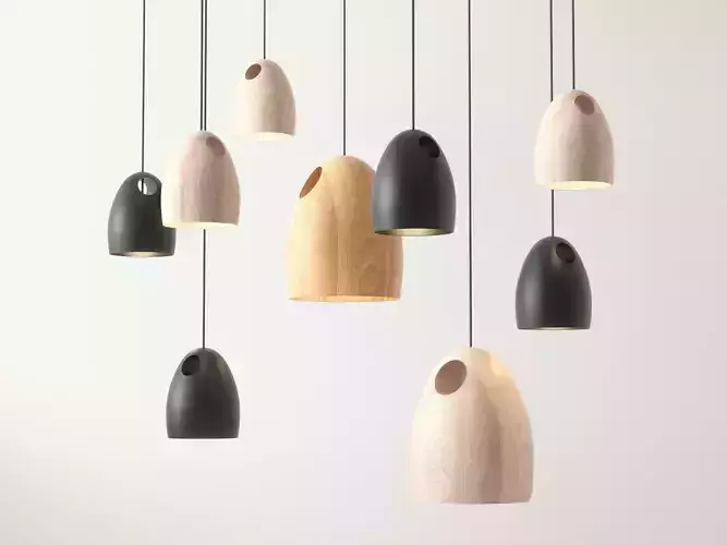Oak Pendant Light