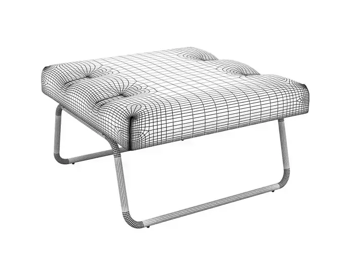 Hirche Outdoor Footstool