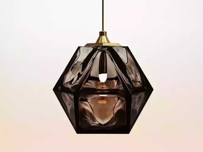 Welles Double Blown Glass Pendants