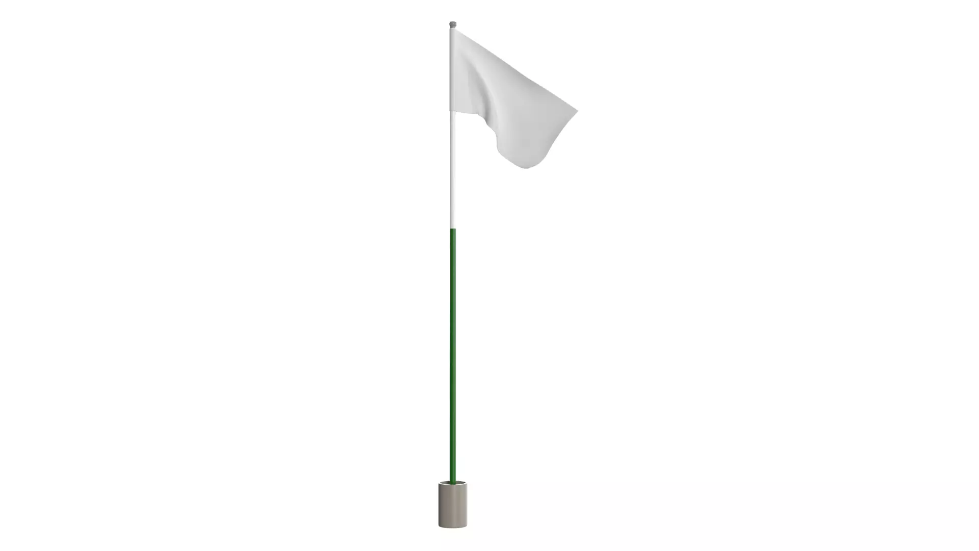 Golf Flag PBR 6 Low-poly 3D model