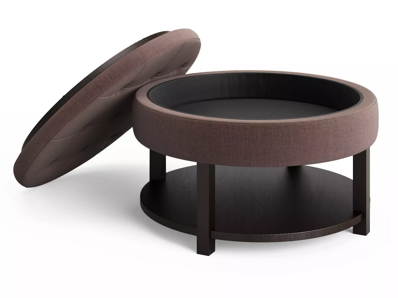 Dalton Coffee Table Round 3D model_3