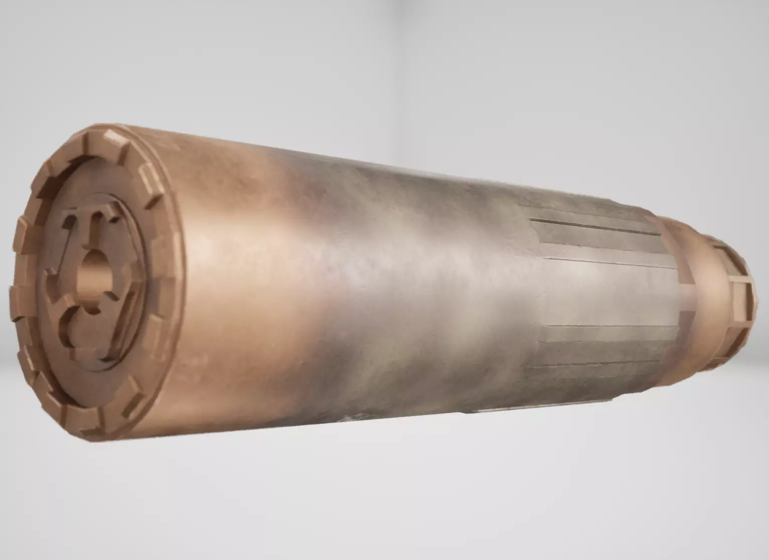CGS SCI-SIX Suppressor Game Ready PBR Asset Low-poly 3D model