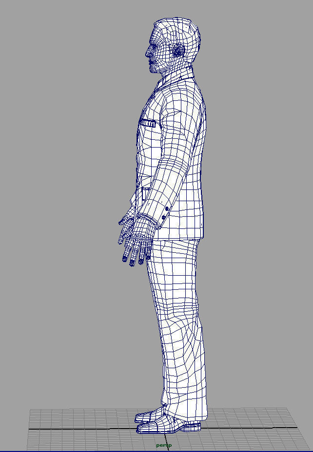 Man in Suit 3D model_16