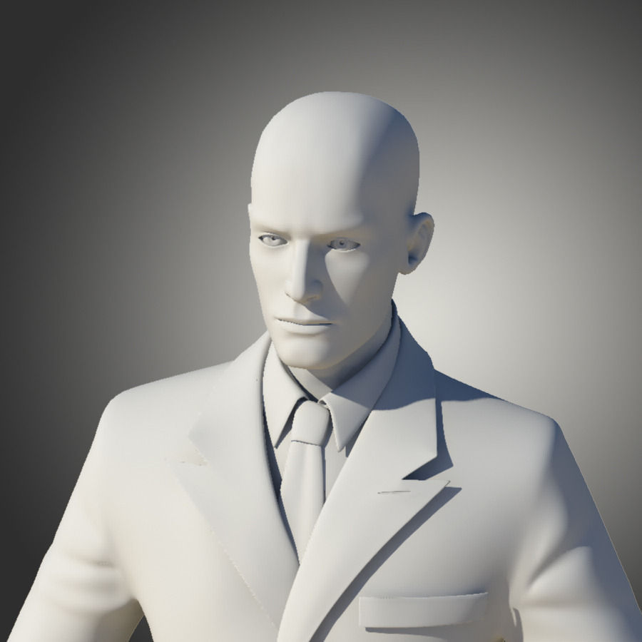 Man in Suit 3D model_26