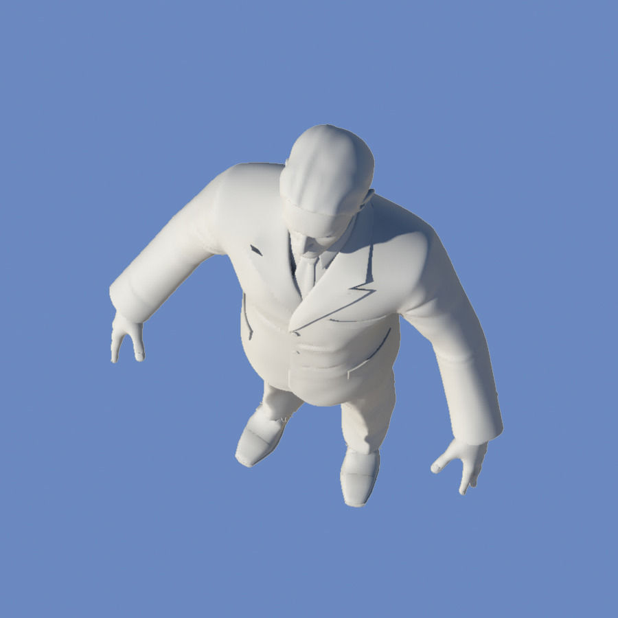 Man in Suit 3D model_2