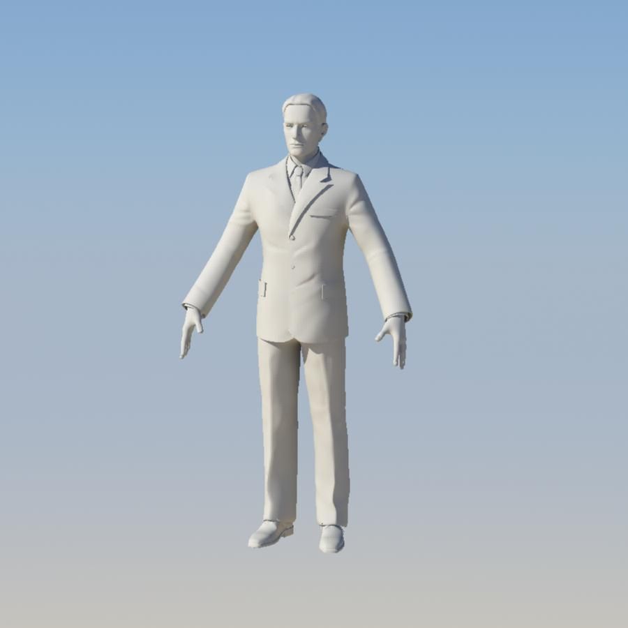 Man in Suit 3D model_14