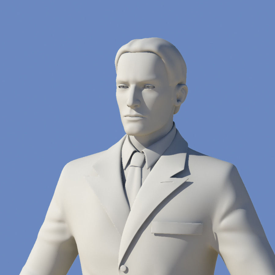 Man in Suit 3D model_28