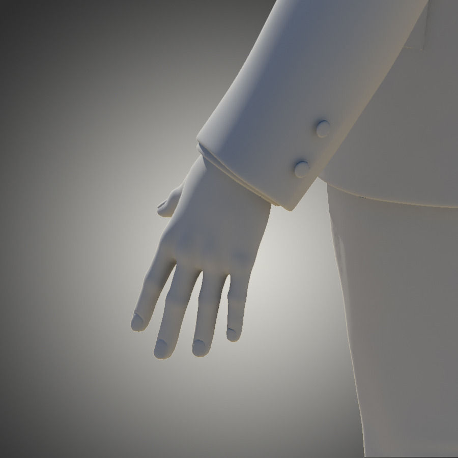 Man in Suit 3D model_12