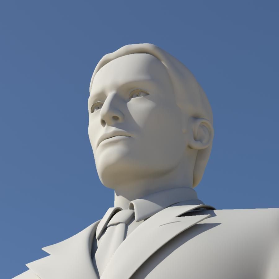 Man in Suit 3D model_13