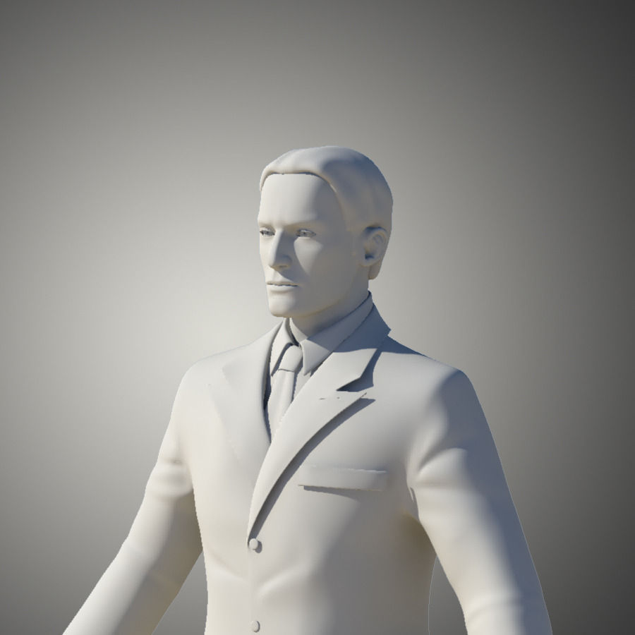 Man in Suit 3D model_5