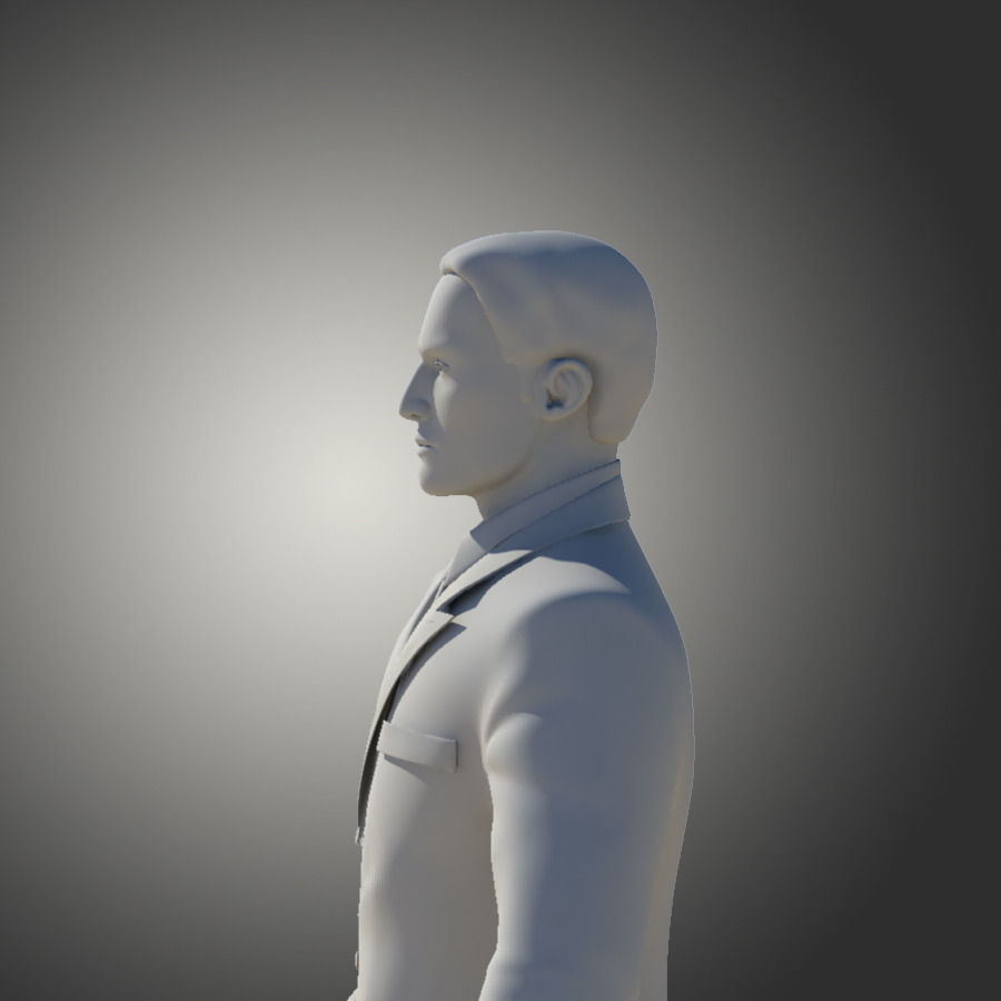 Man in Suit 3D model_31