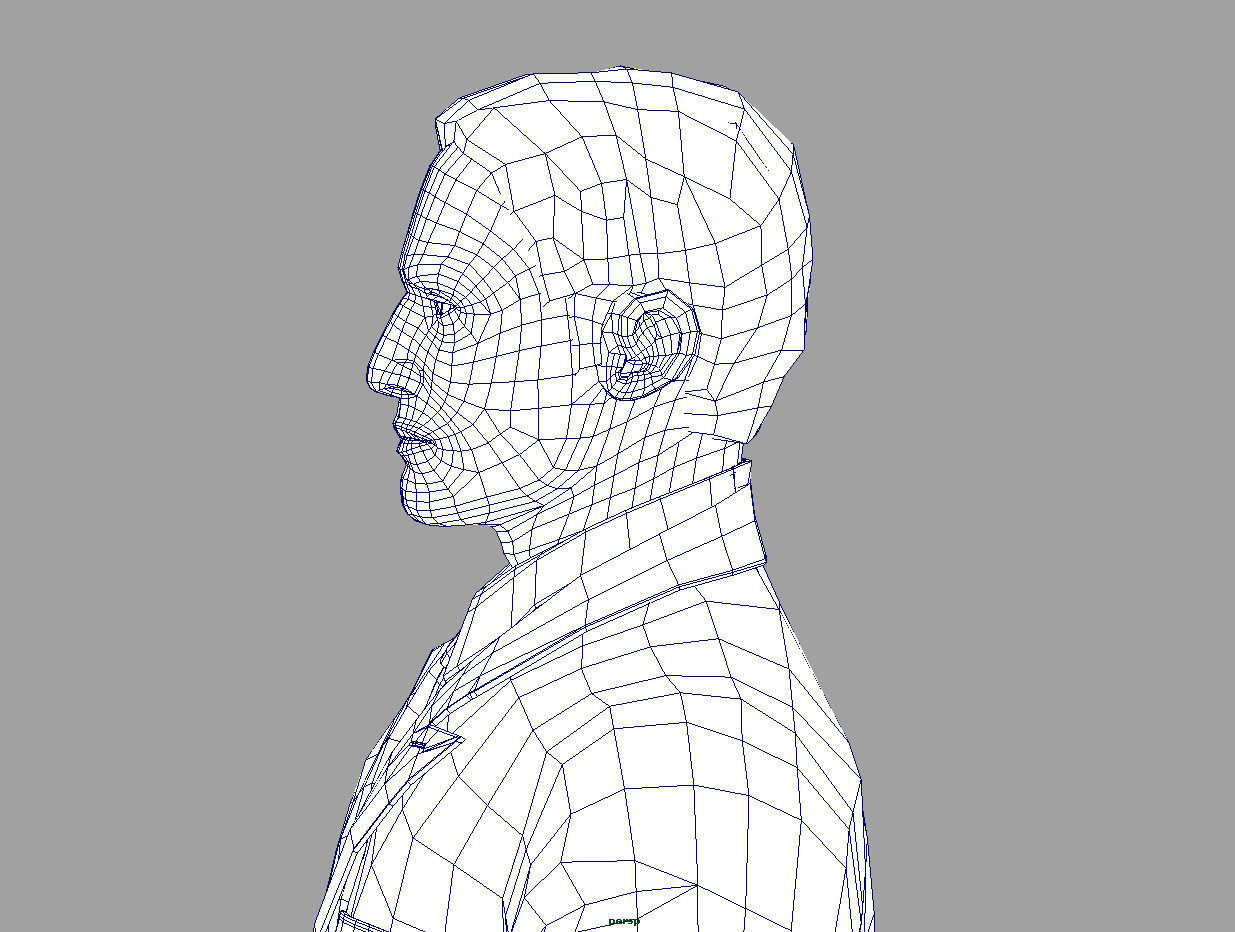 Man in Suit 3D model_20