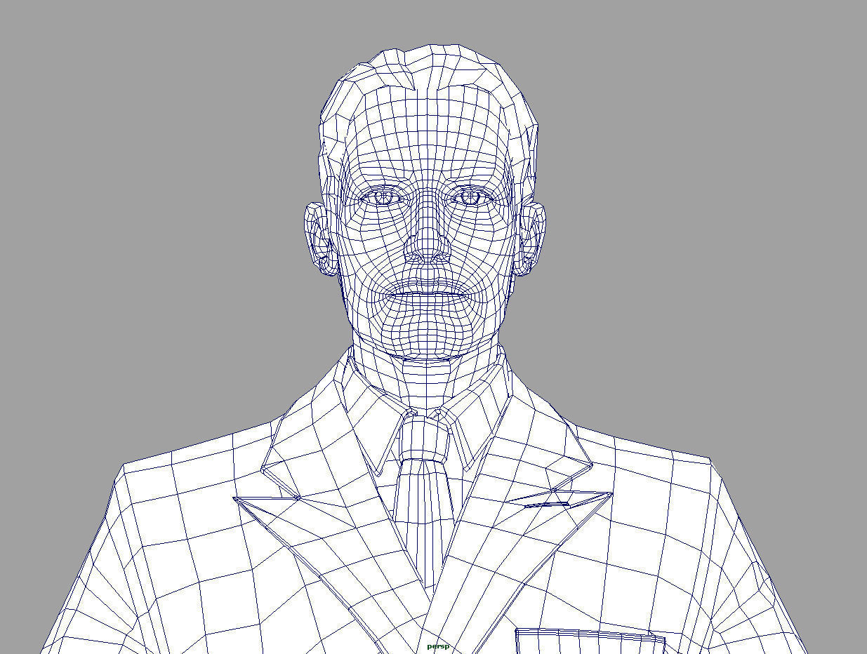 Man in Suit 3D model_18