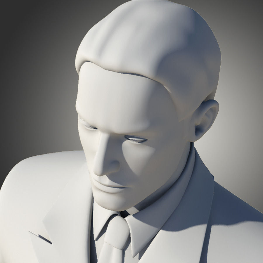 Man in Suit 3D model_34
