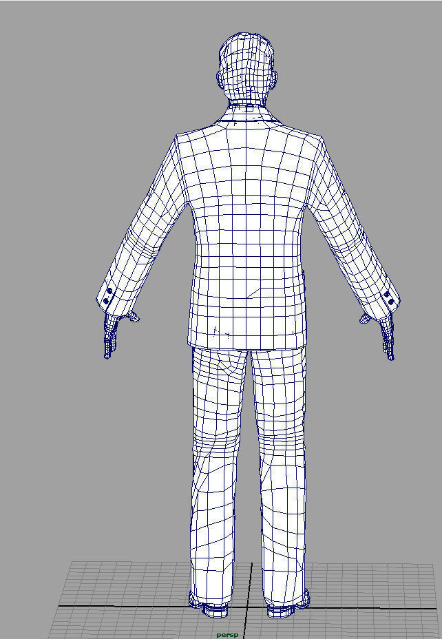 Man in Suit 3D model_37