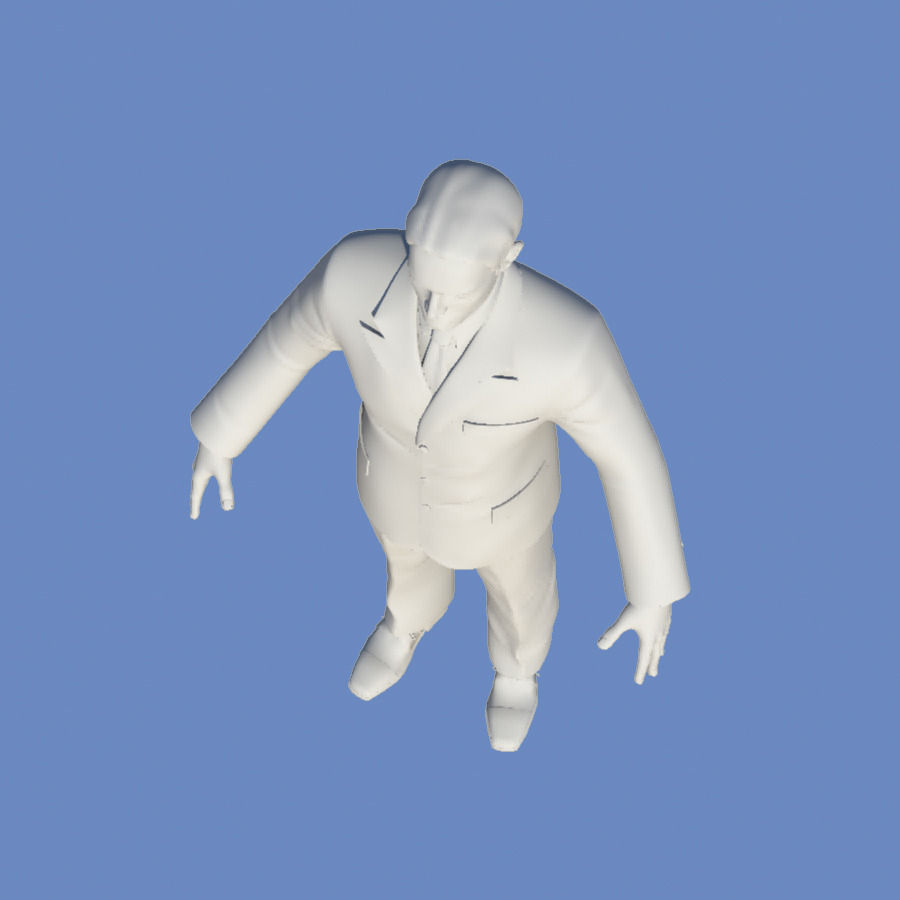 Man in Suit 3D model_25