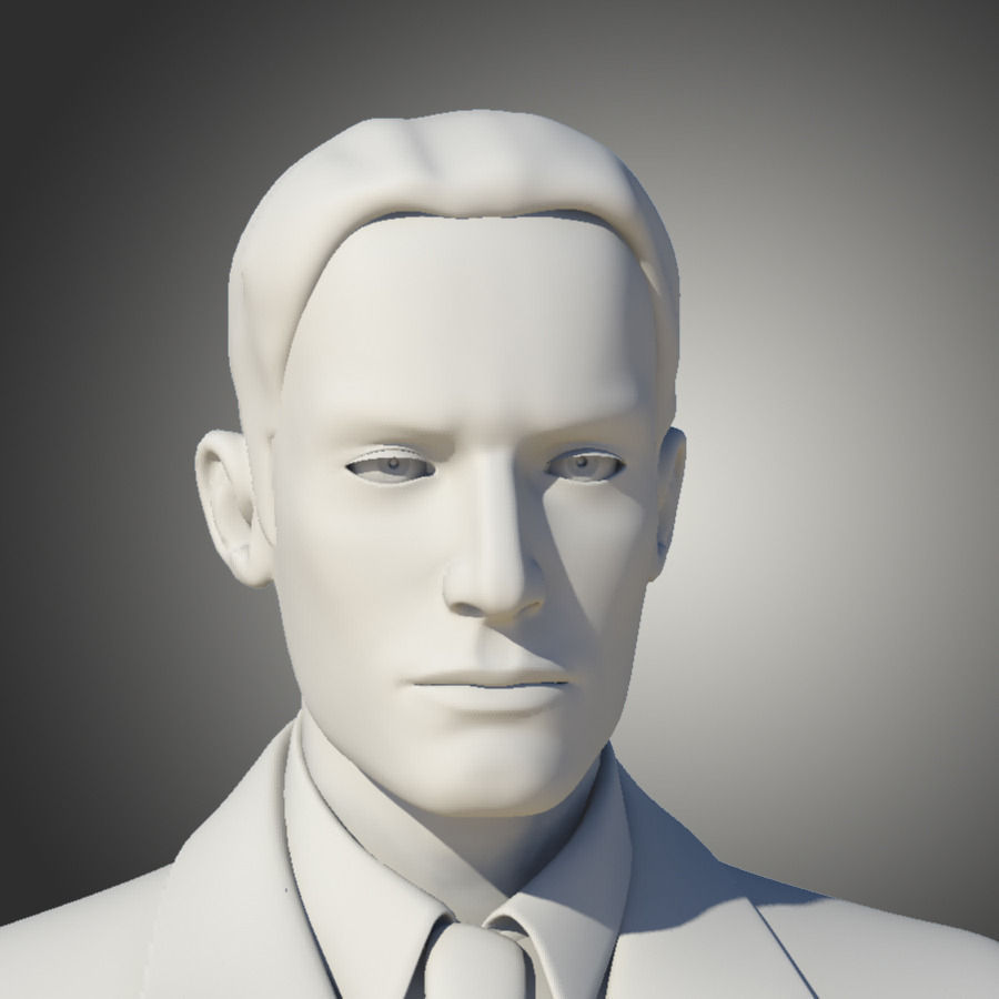 Man in Suit 3D model_4