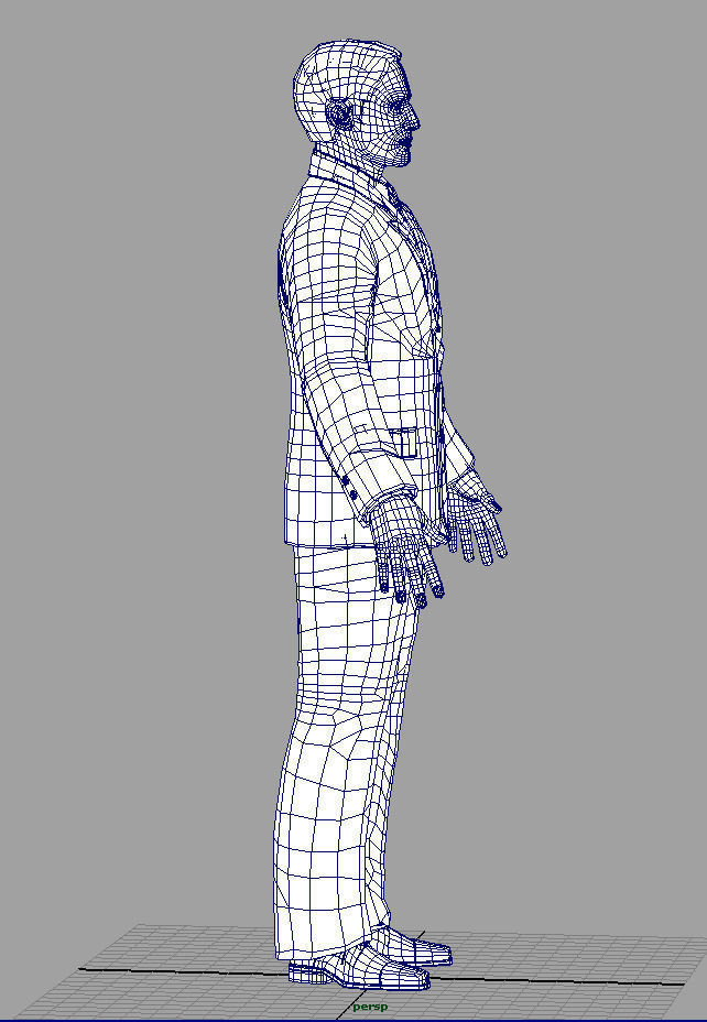 Man in Suit 3D model_17
