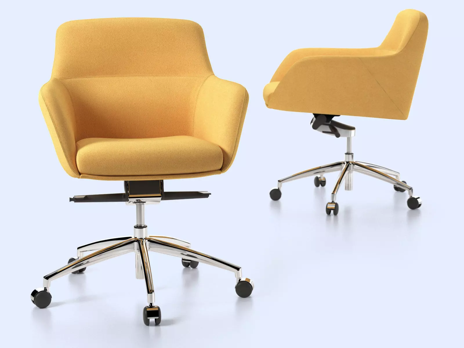 Darwin Swivel Low 3D model_0