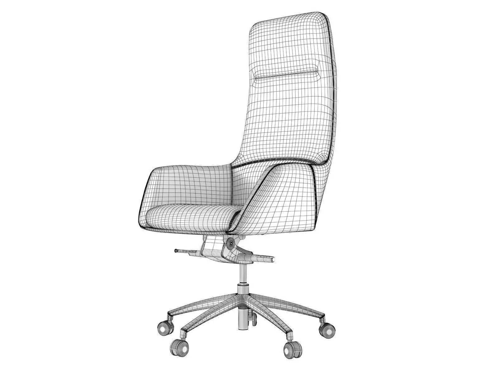 Darwin Swivel High 3D model_3