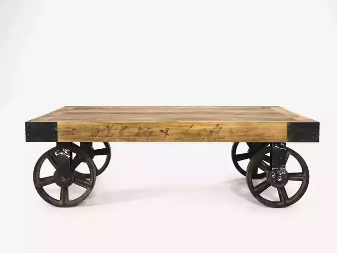 Industrial Cart Coffee Table