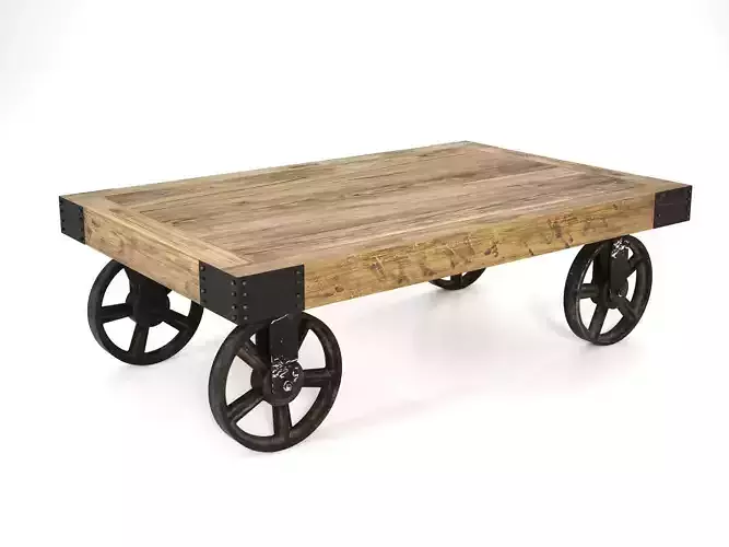Industrial Cart Coffee Table
