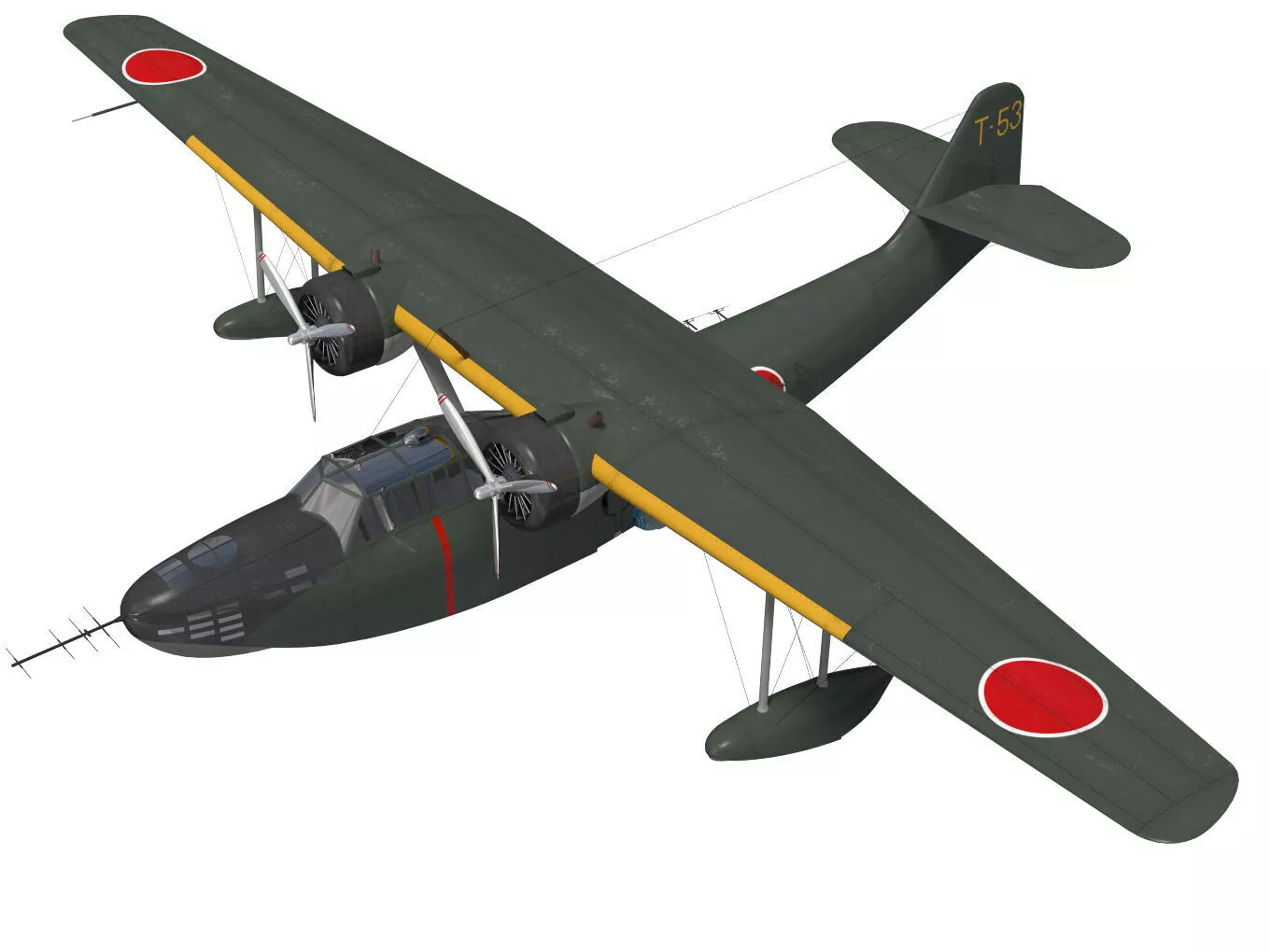 Aichi H9A 3D model