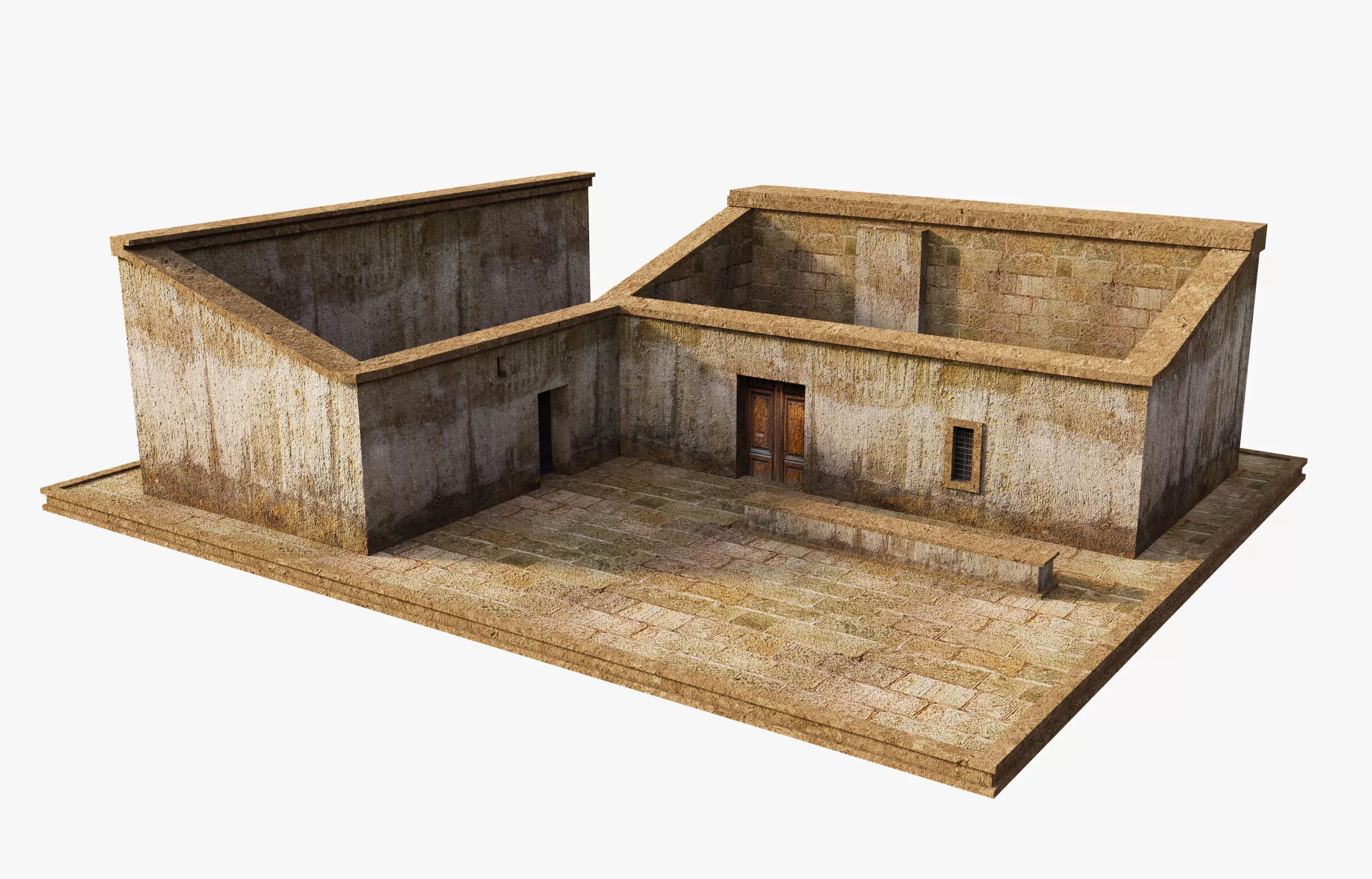 Abandoned Old House Free 3D model