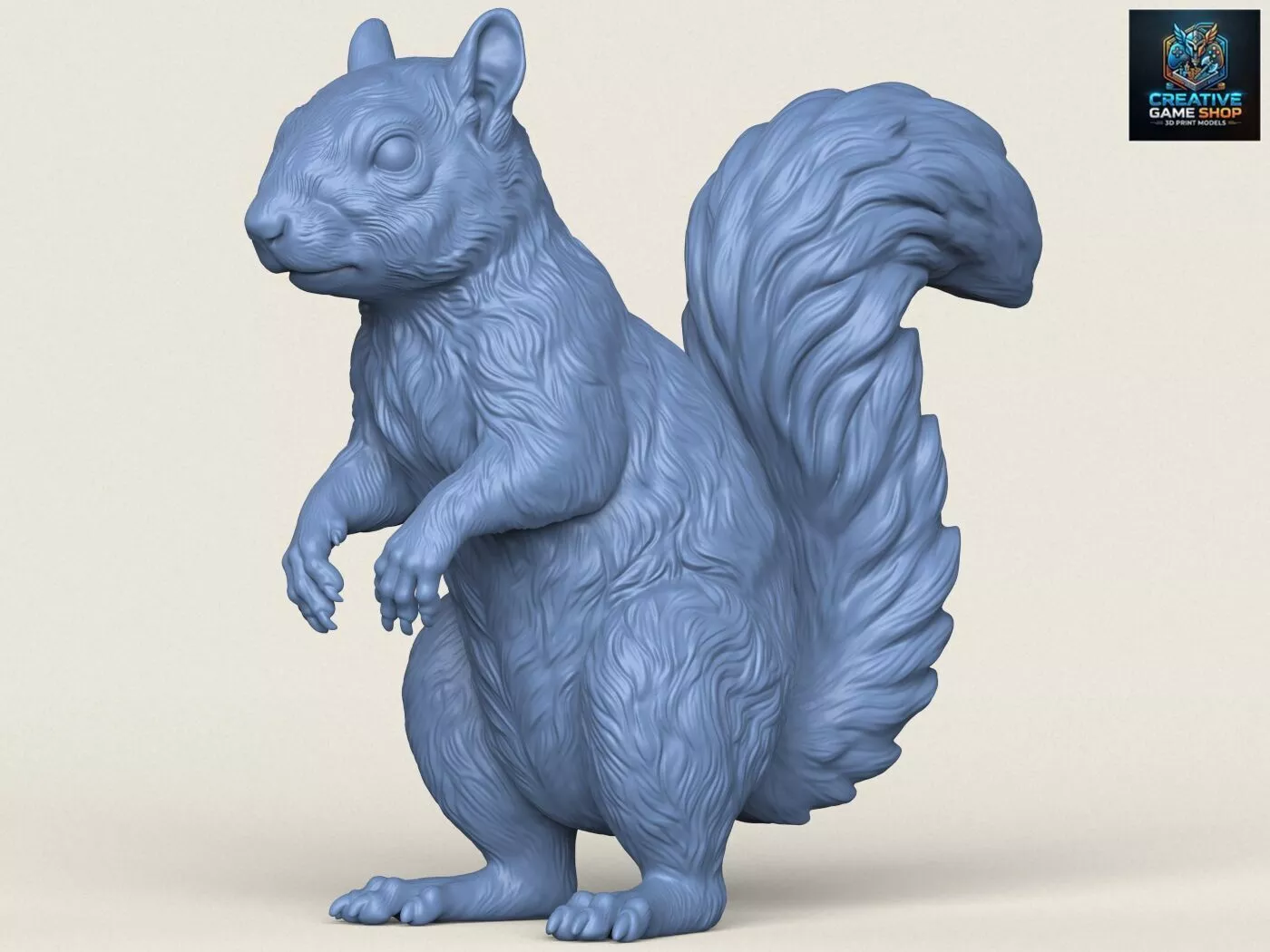 Squirrel Standing 3D print model