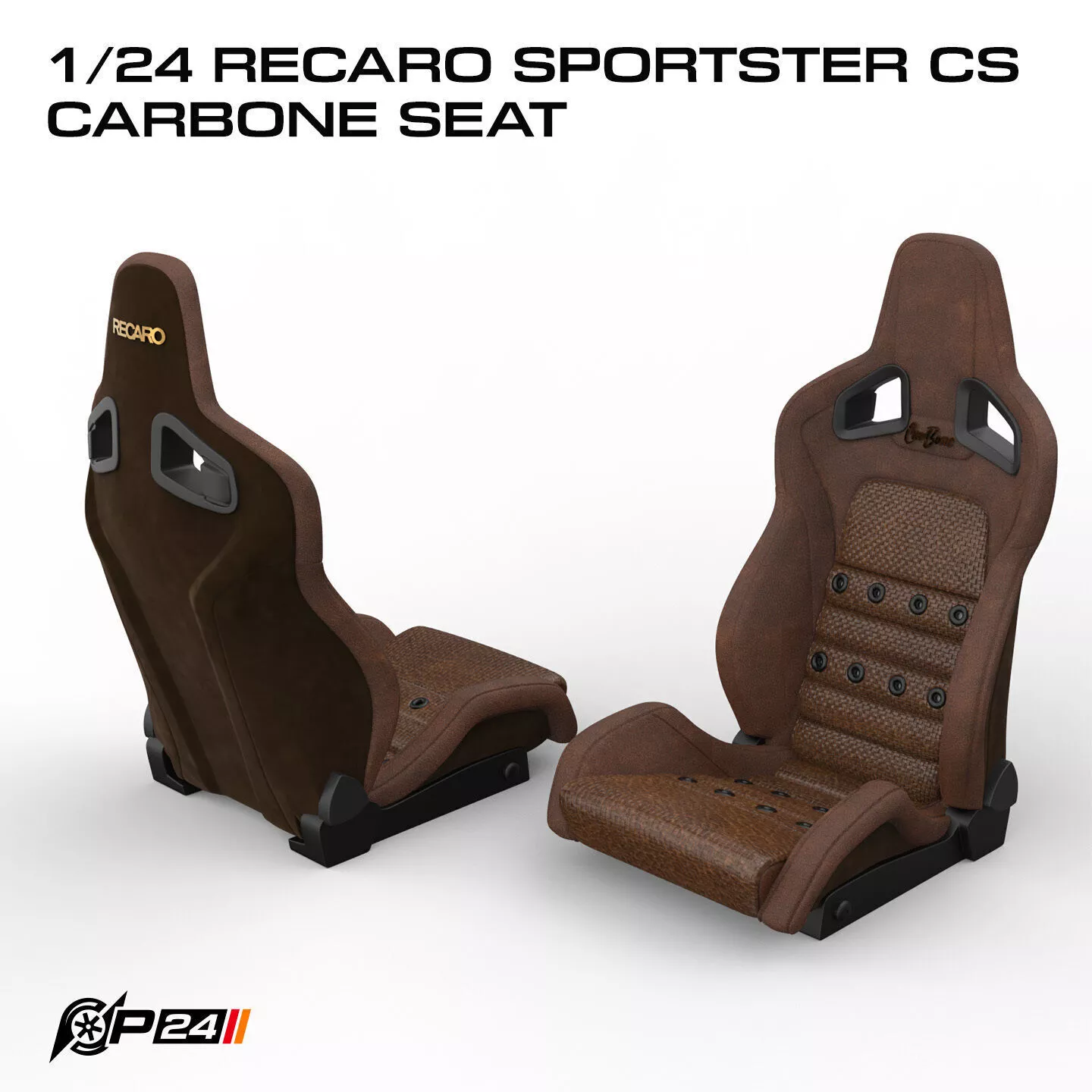 1-24th RECARO Sportster CS CarBone seat 3D print model