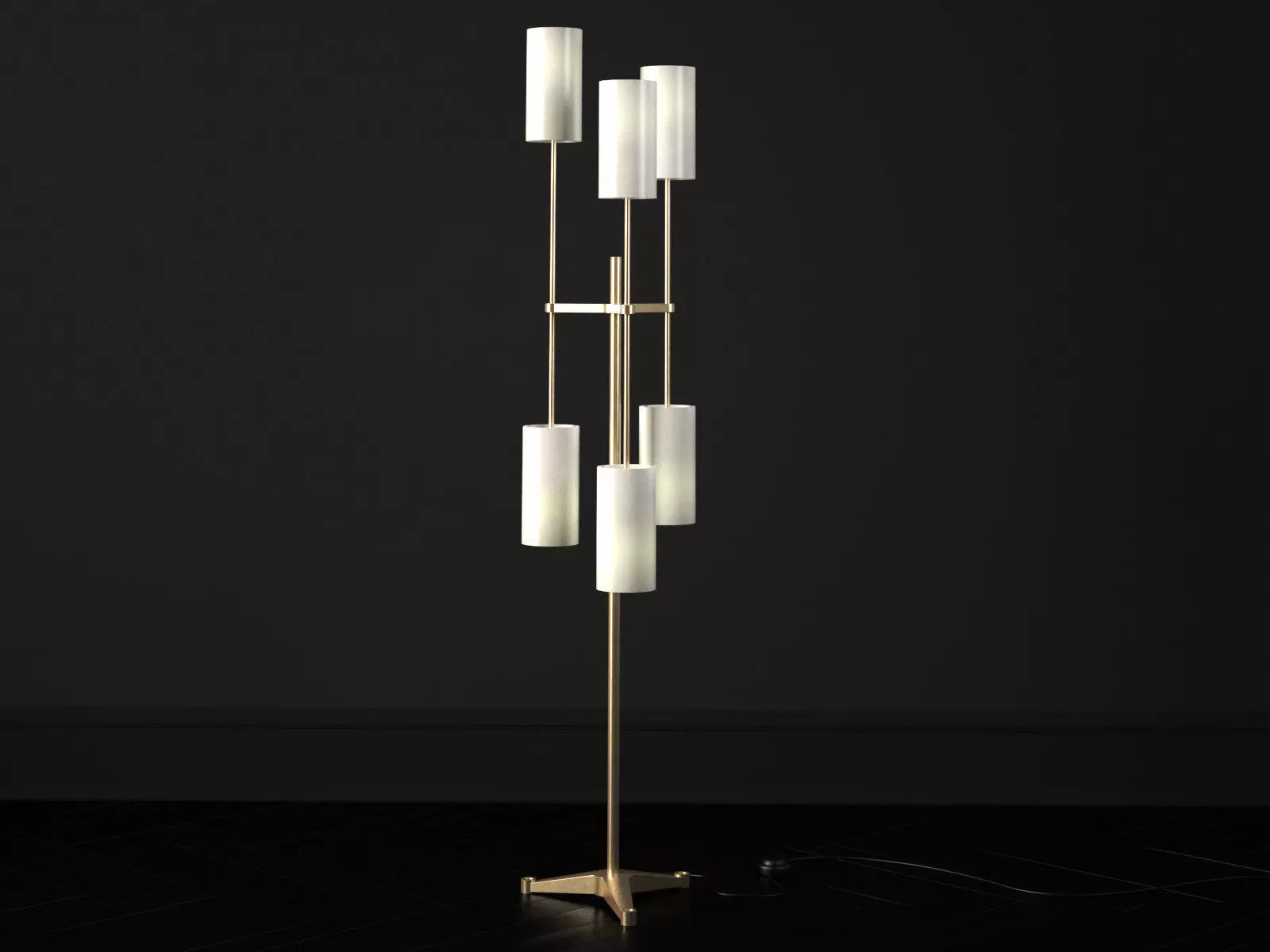 Pugil Floor Lamp 3D model_0