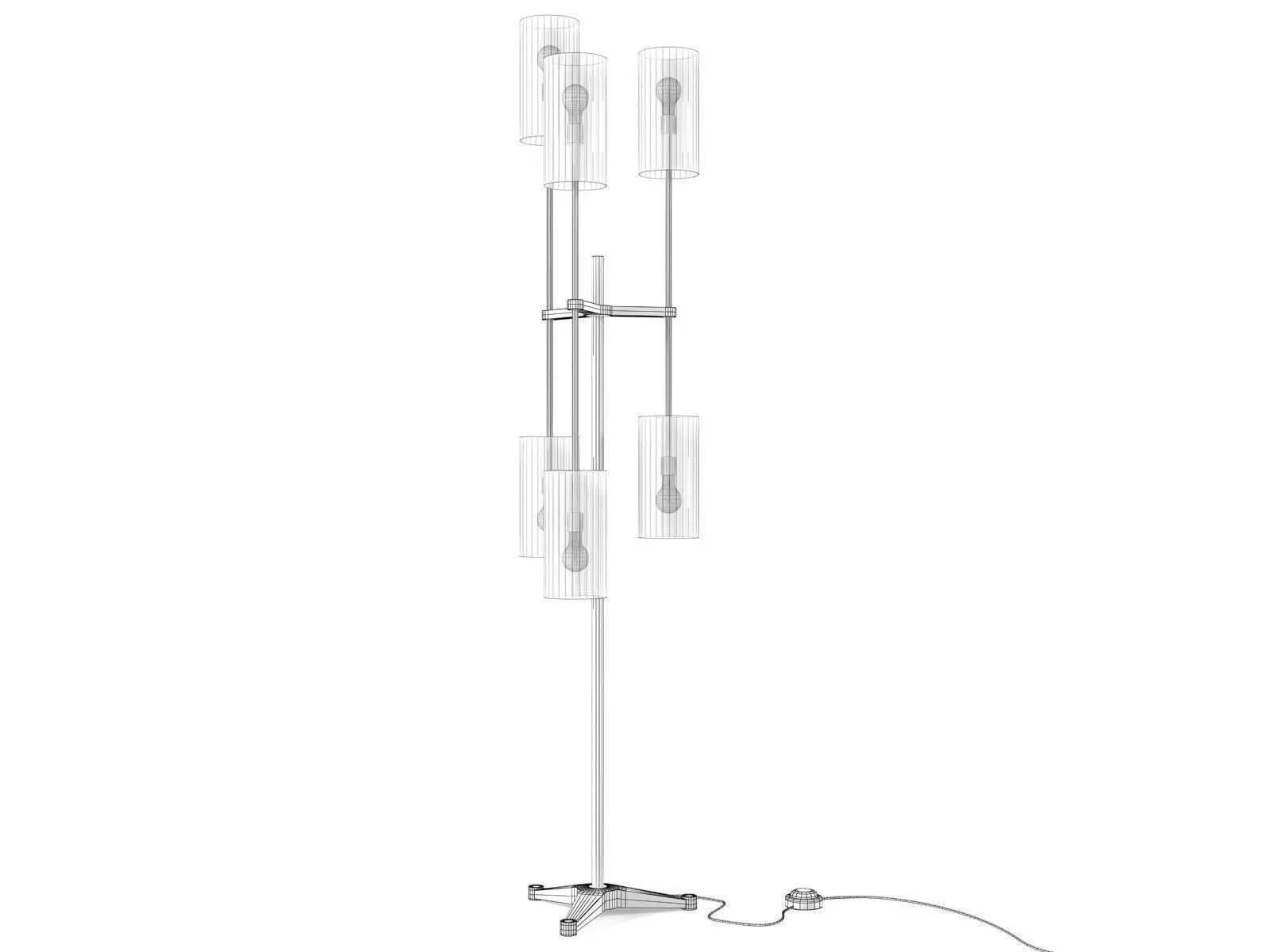 Pugil Floor Lamp 3D model_3