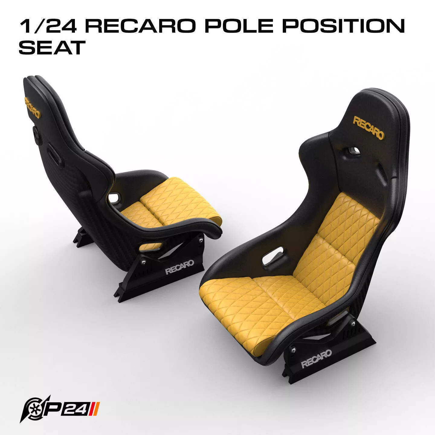 1-24th RECARO Pole Position seat 3D print model