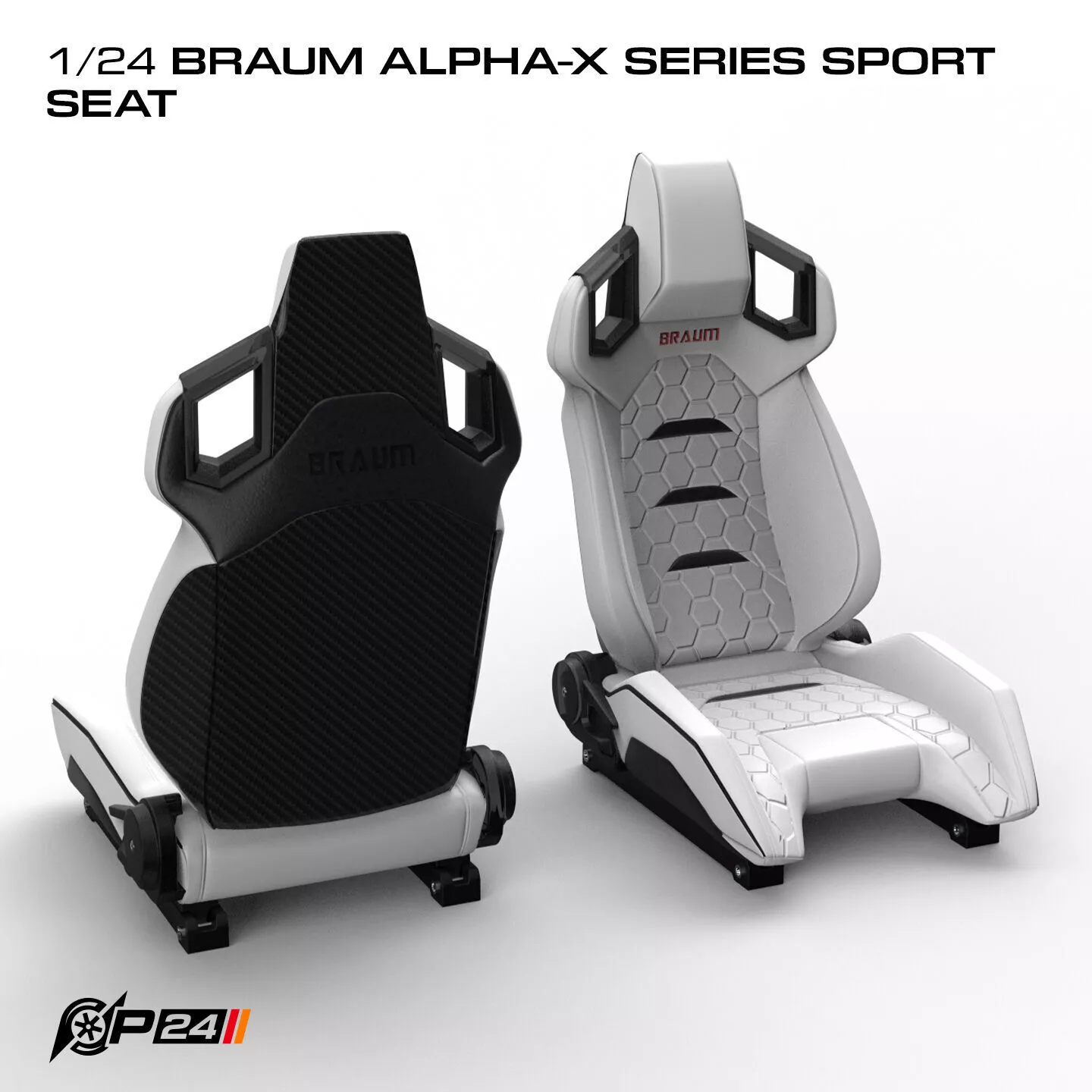 1-24th Braum Alpha-X Series Sport Seat 3D print model