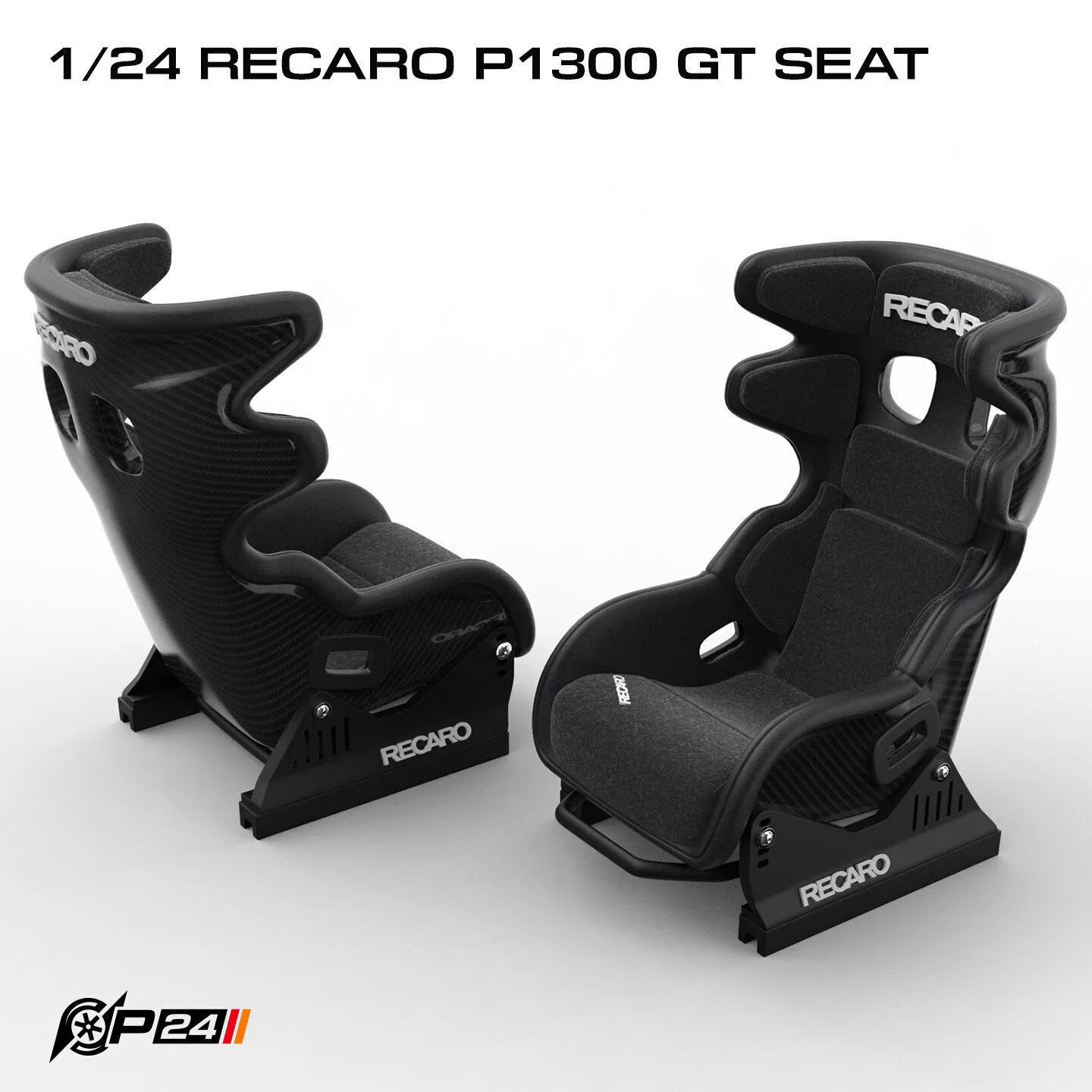 1-24th RECARO P1300 GT seat 3D print model