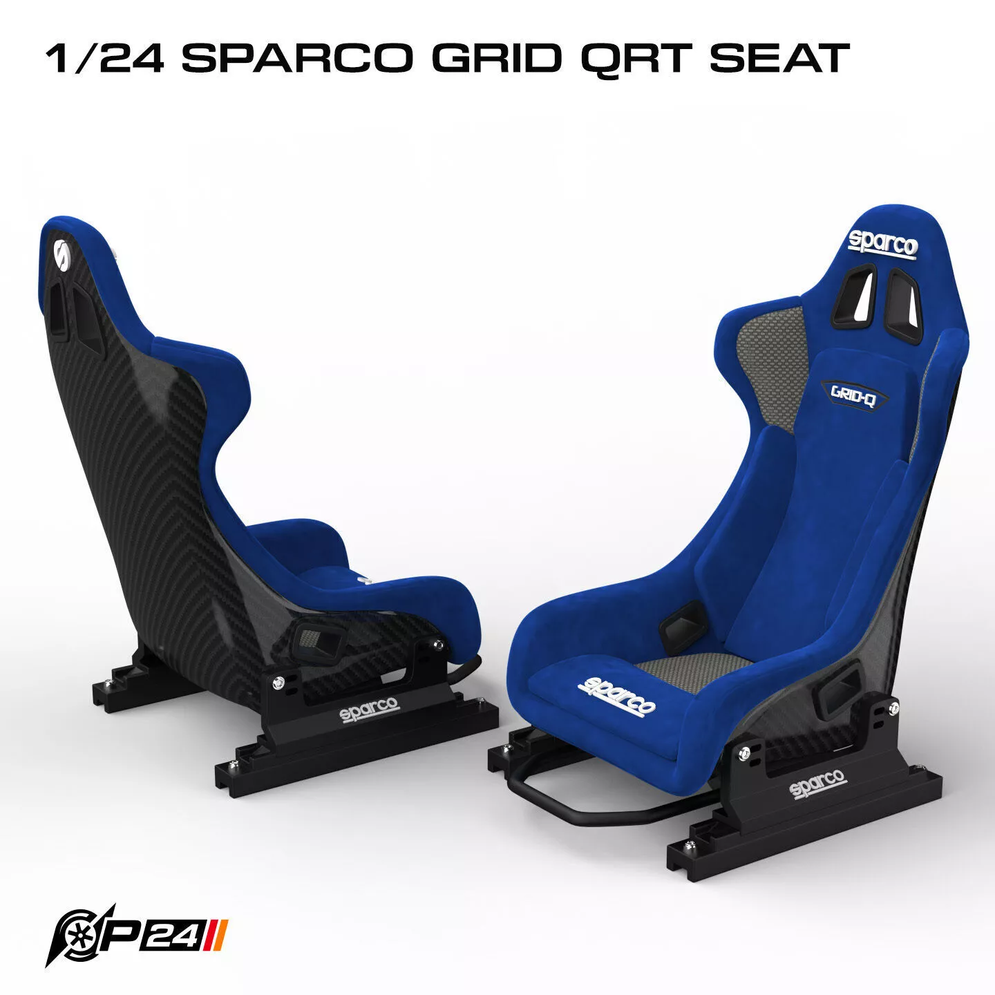1-24th SPARCO GRID QRT seat 3D print model