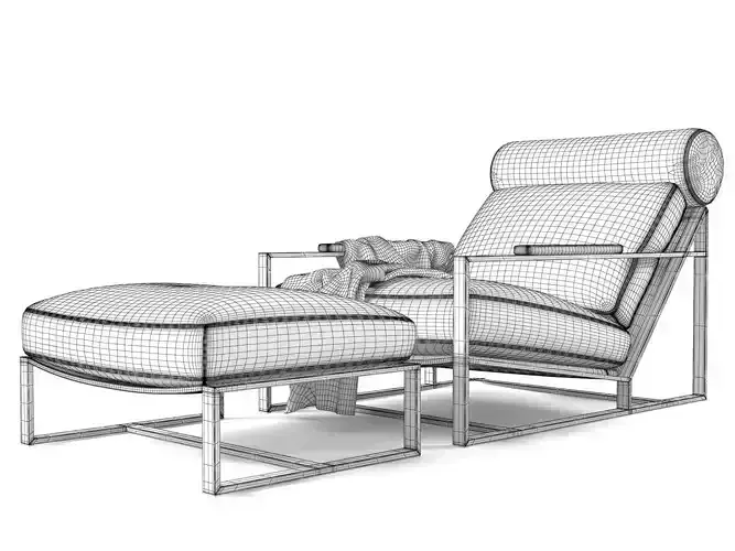 Cruisin Lounge Chair and Ottoman