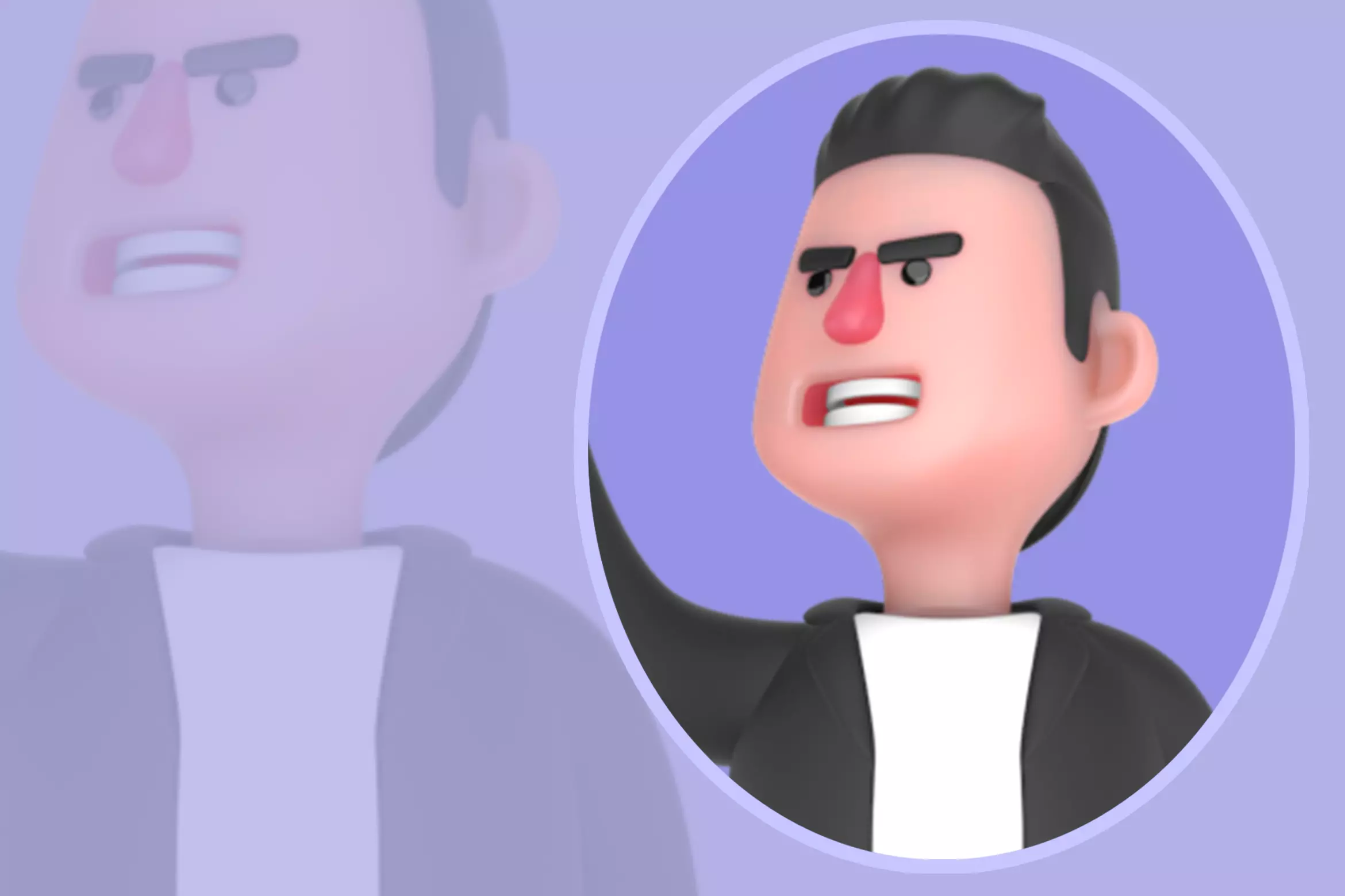 Stylized 3D Male Musician Character - Cartoon Winner 3D model