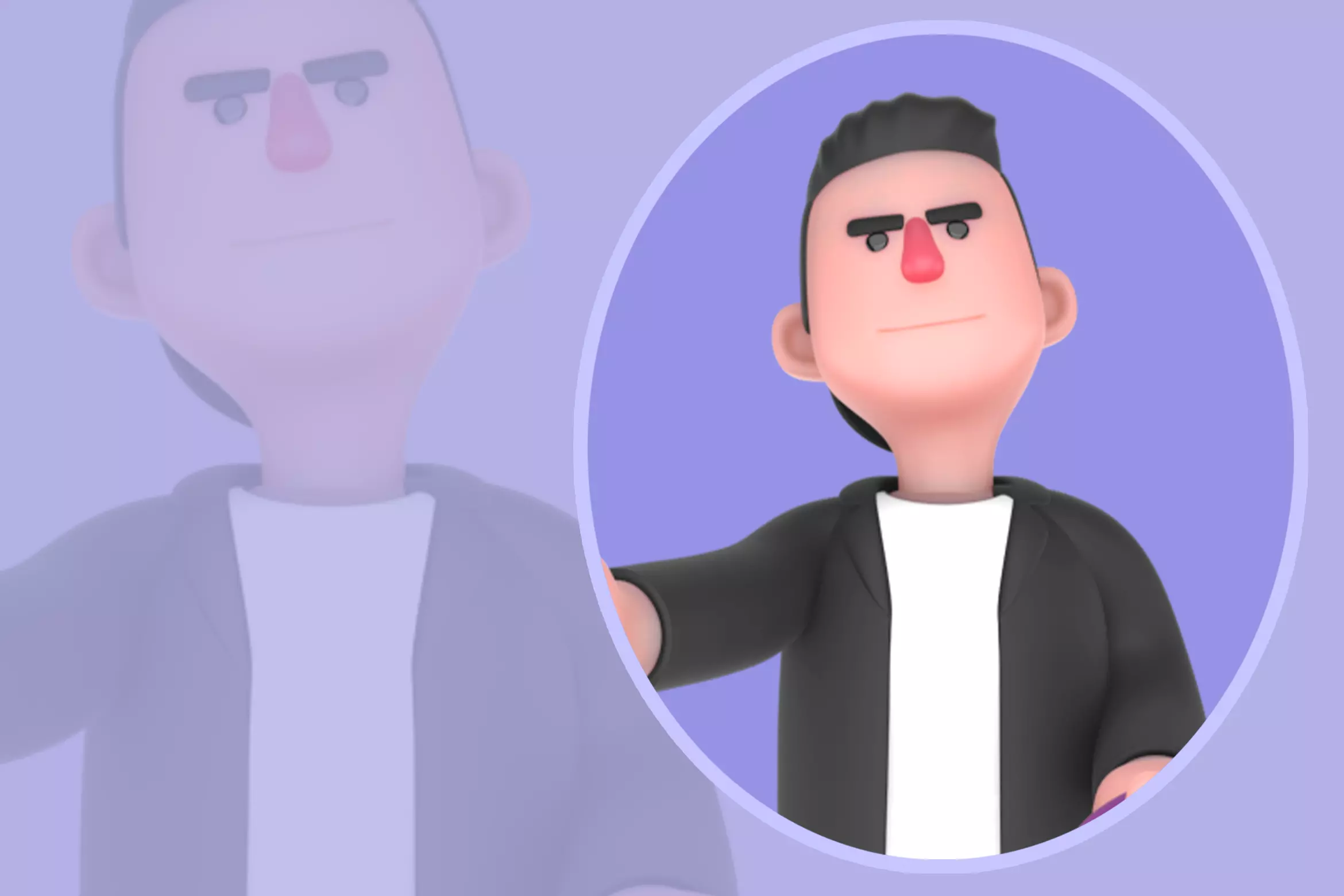 Stylized 3D Male Musician Character - Cartoon DJ Performer 3D model