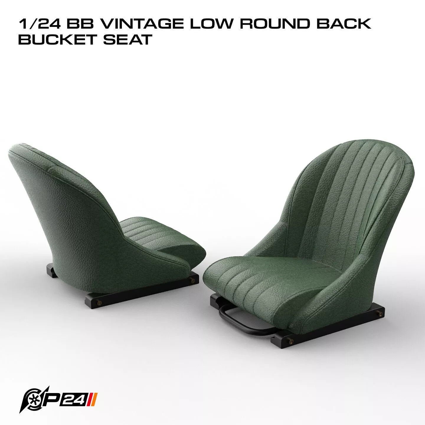 1-24th BB Vintage Low Round Back Bucket seat 3D print model