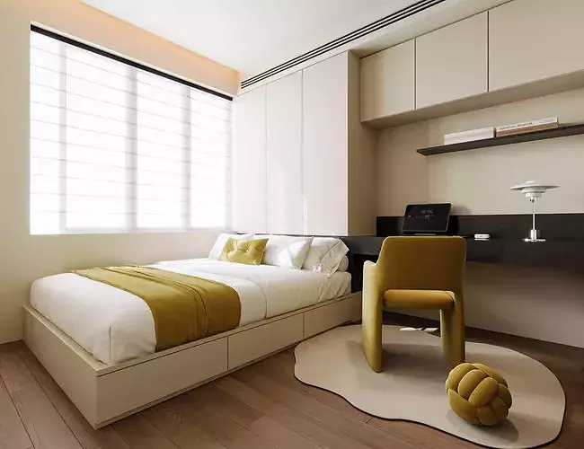 Kids Bedroom 3D Model SketchUp s3d warehouse 3D model 2