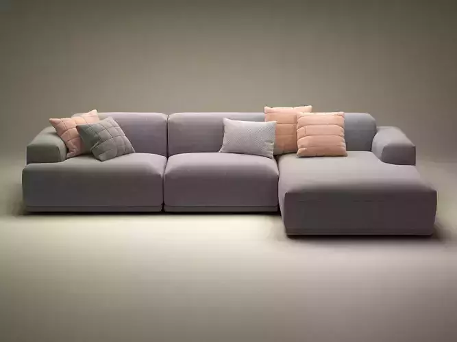 Connect 3-Seater Lounge 3D model