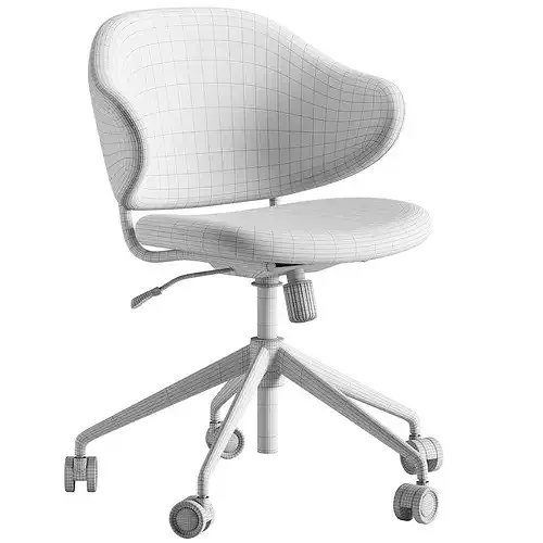 Bassi Office Chair 3D model 7