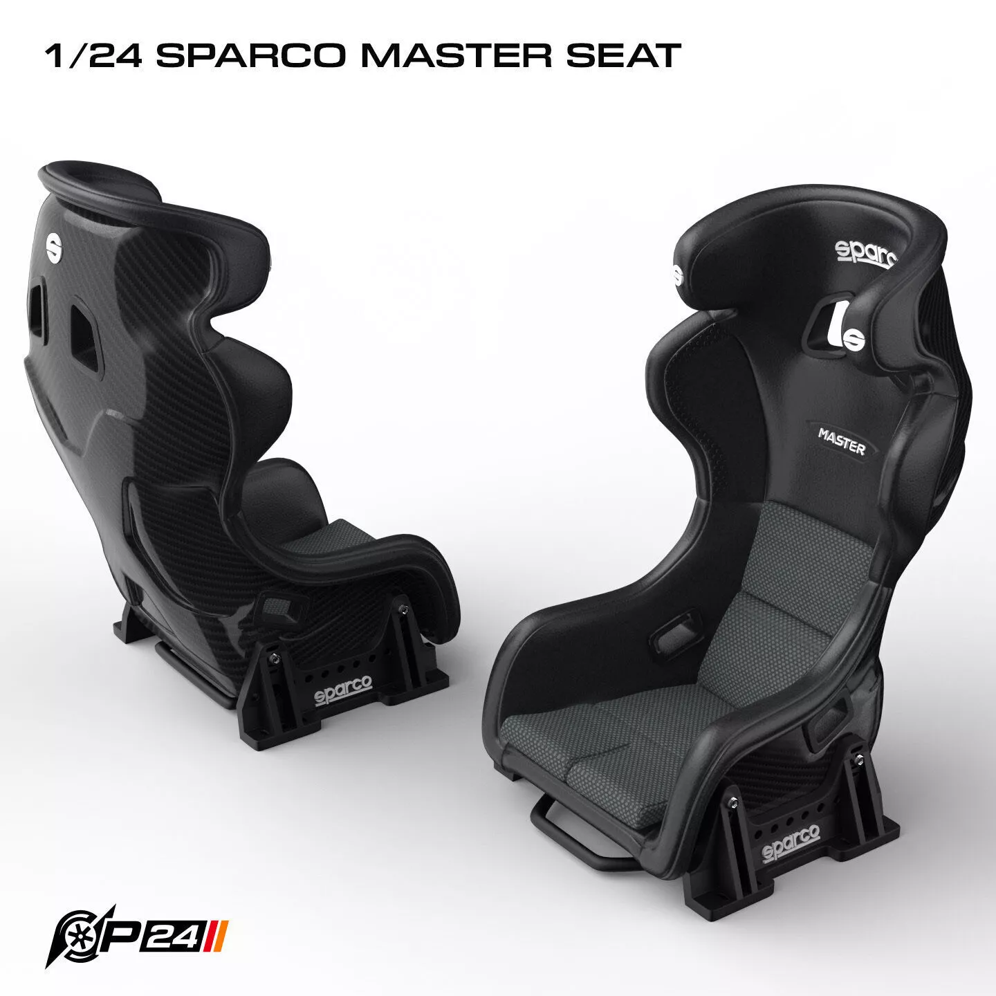 1-24th SPARCO MASTER seat 3D print model