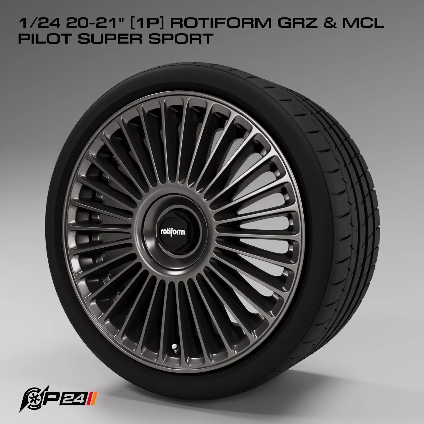 1-24th 20-21 inches 1P Rotiform GRZ and MCL Pilot Super Sport 3D print model